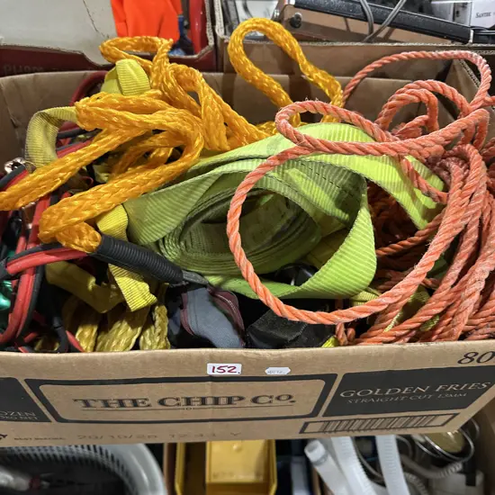 Strops, jump leads etc