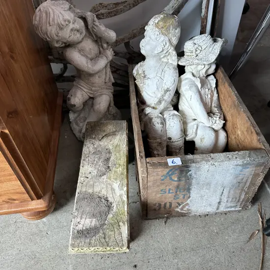 Concrete and other garden figures