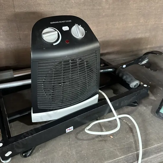 Wall hung tie and jacket hanger plus crutch & heater