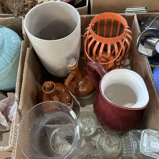 Vases and jugs etc