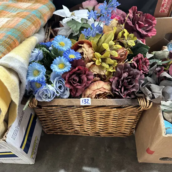 Basket  of flowers