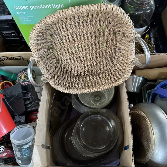 Basket and kitchenware