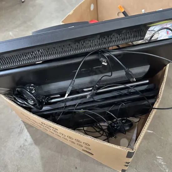 monitors and keyboards