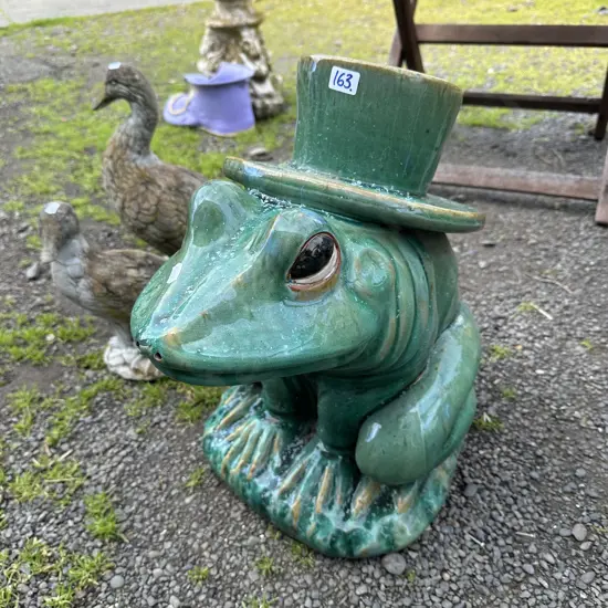 Ceramic frog