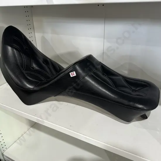 Leather motorbike seat