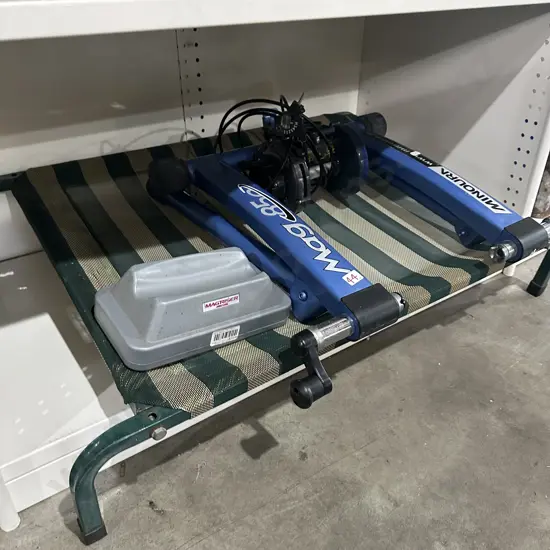 Bike stand for riding plus pet bed