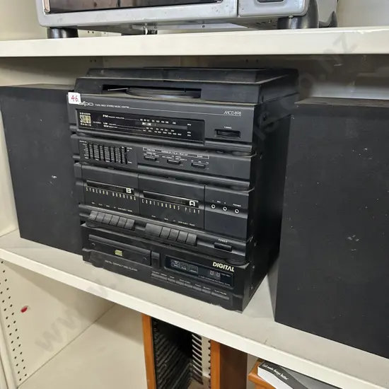 Stereo plus CD stands