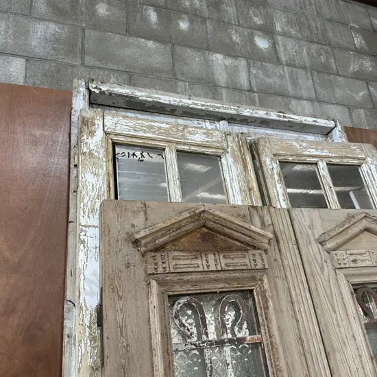 Mirrored internal Egyptian doors (behind the front doors)