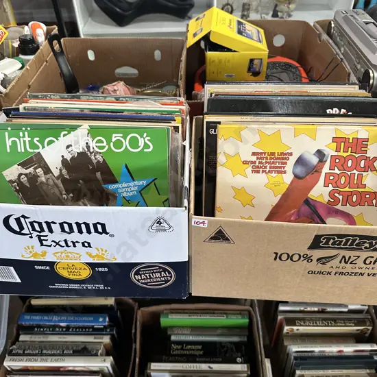 2 boxes LPs