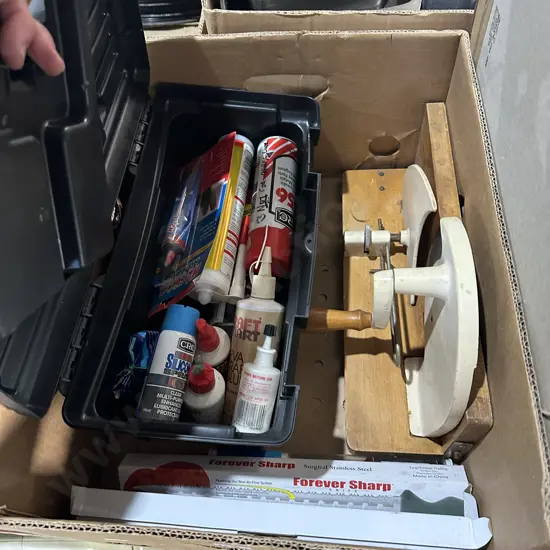 Tool box and contents etc