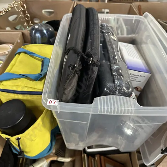 Suvival bin plus picnic bag