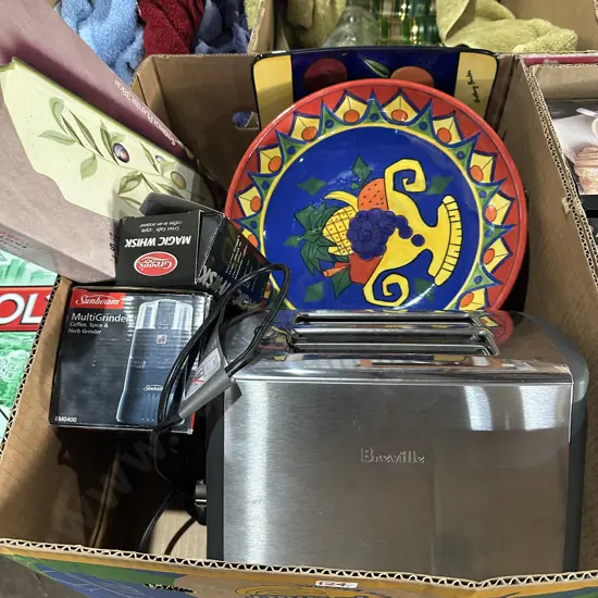 Toaster, grinder etc