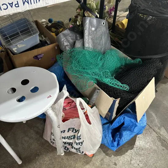 Gardening, painting and stool