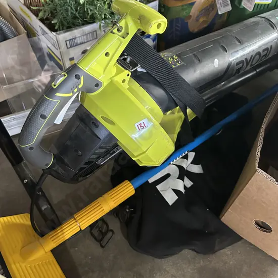 Blower vac plus brush