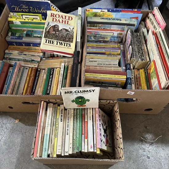 3 box vintage kids books