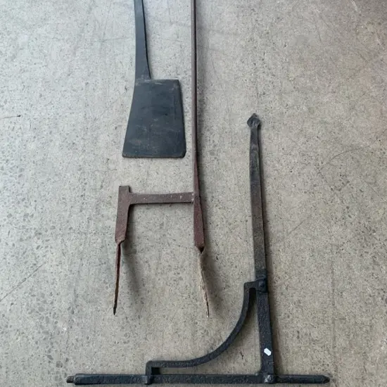Cast iron cleaver, standard & bracket