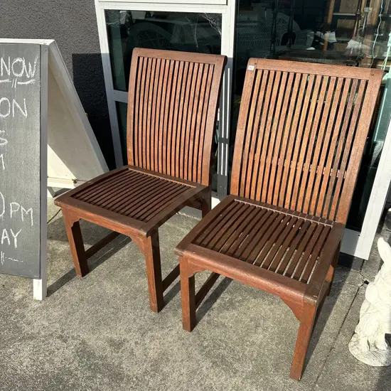 Pair outside chairs
