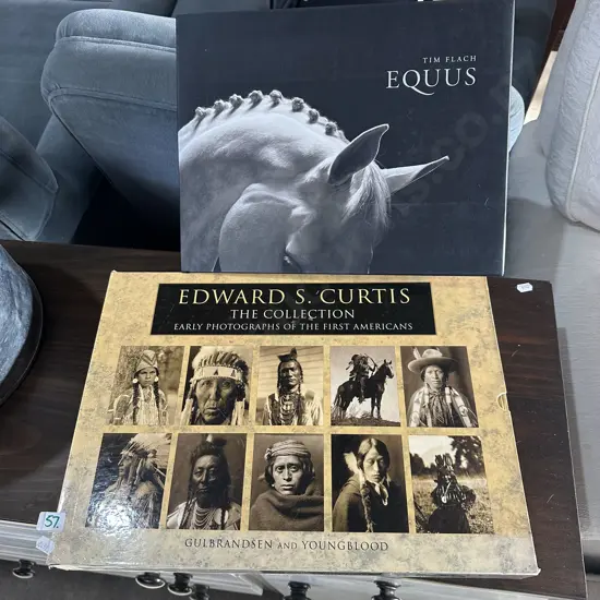 Tim Flach Equus book plus early Indian book