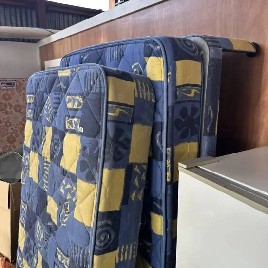 King single bed (plus an average push away single matteress)