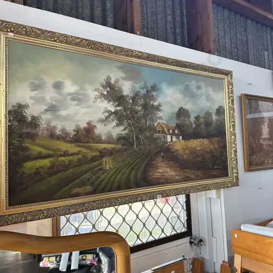 Signed painting and picture