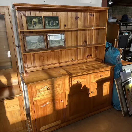 Pine hutch dresser