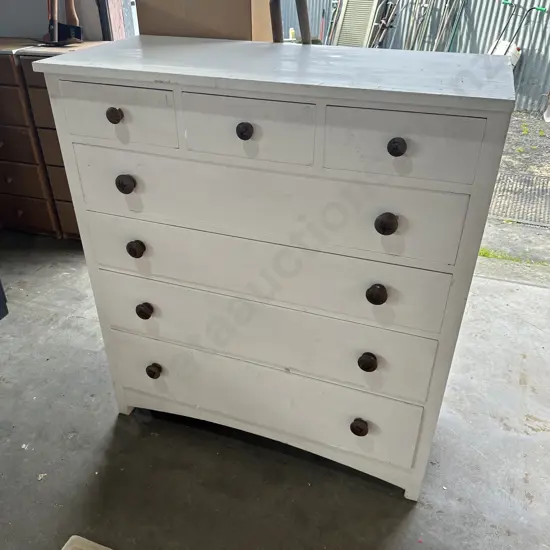 Painted chest of drawers