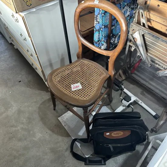 Folding bed,reading light,chair,bag etc