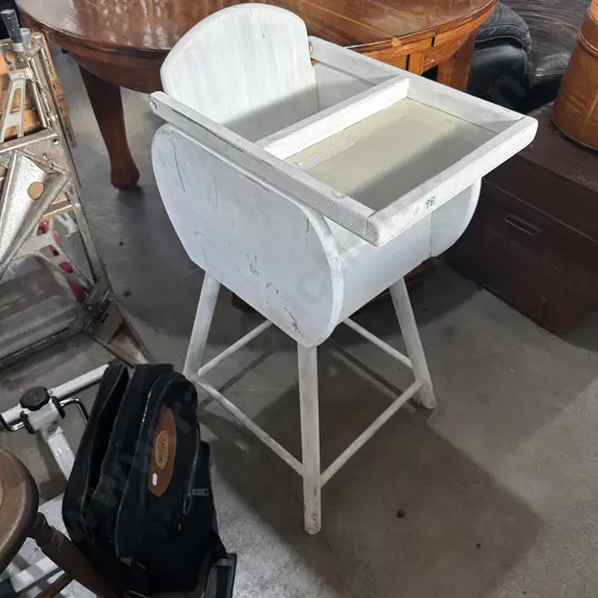 Painted high chair