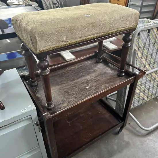 paino stool and teatrolley
