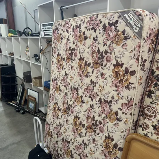 Double mattress and saftey rail