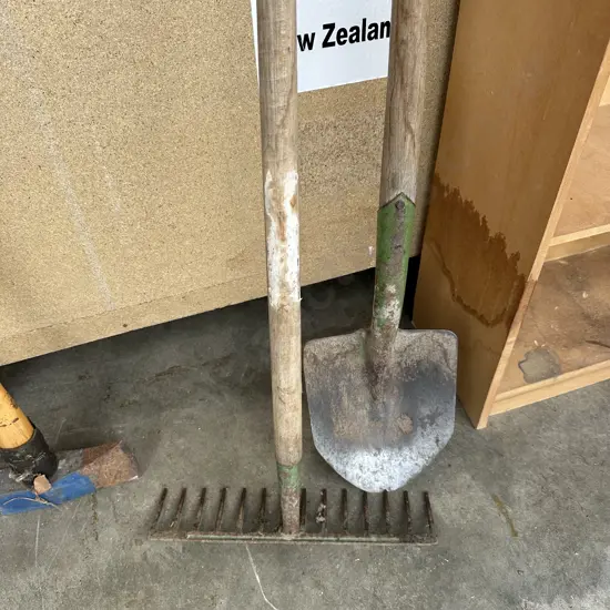shovel and rake