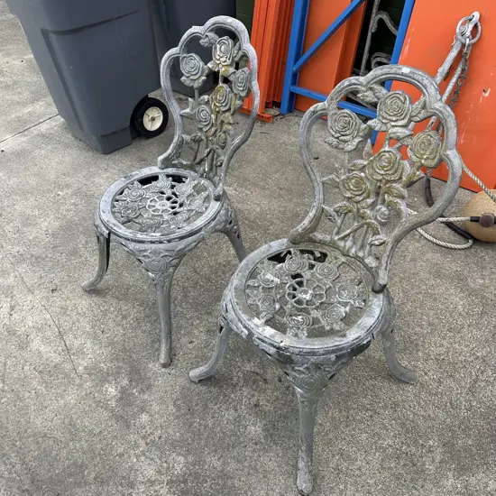 pr alum cast garden seats