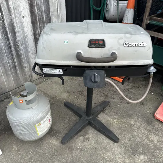 gas BBQ and bottle