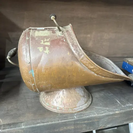 Copper scuttle