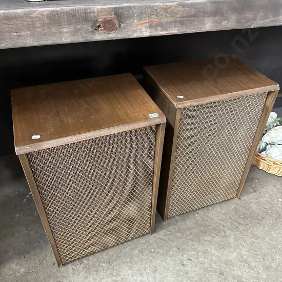 Pr of vintage speakers