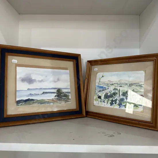 Pr of Nicki Waters W/C paintings