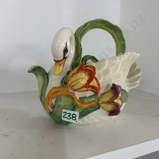 swan teapot