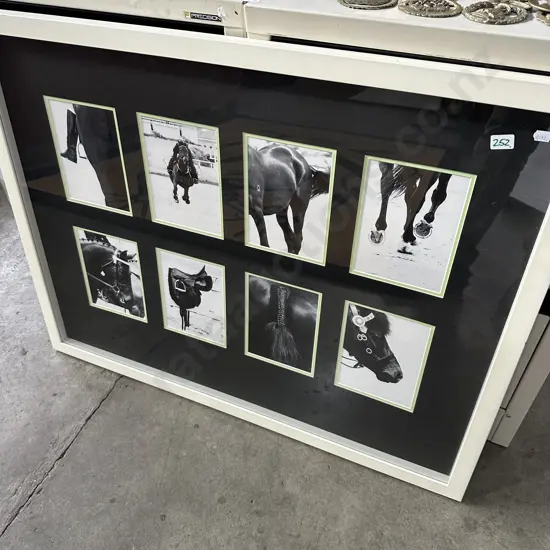 Framed horse picture