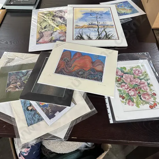 collection unframed art