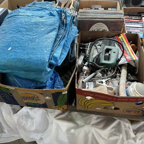 2 box tools tarps etc