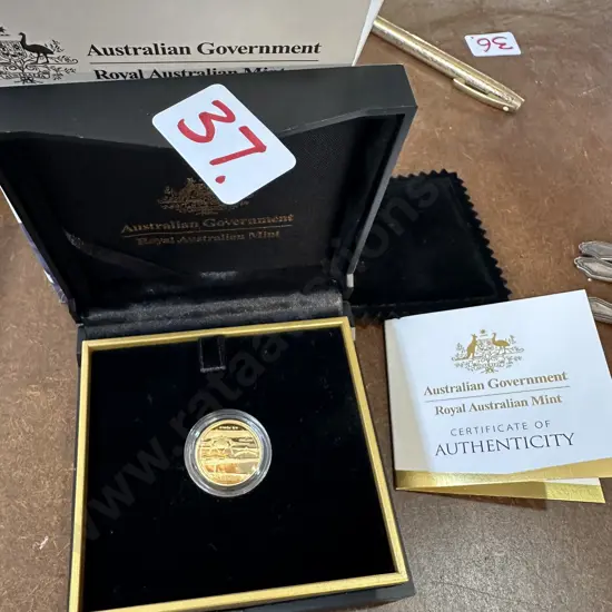 Boxed $10 Gold coin "Heros of the sky" Royal Aust. Mint 1/10oz