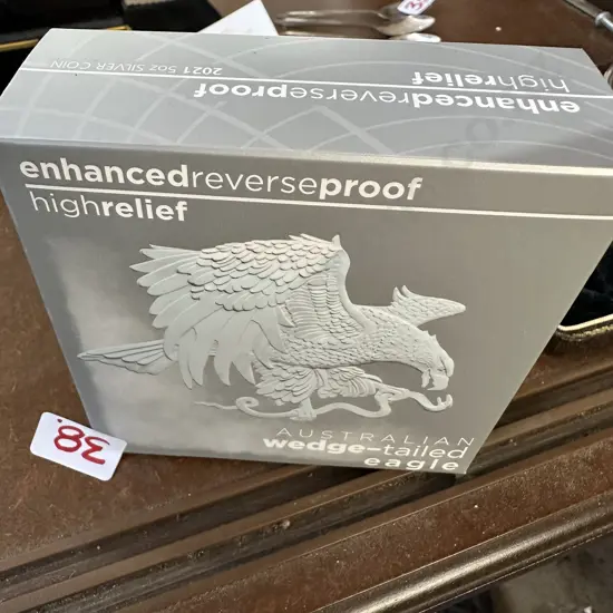 2021 5oz Silver coin (Perth Mint) Wedge tailed eagle