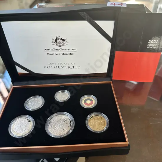 2021 proof set coins "one flag, many nations" Royal Aust. Mint