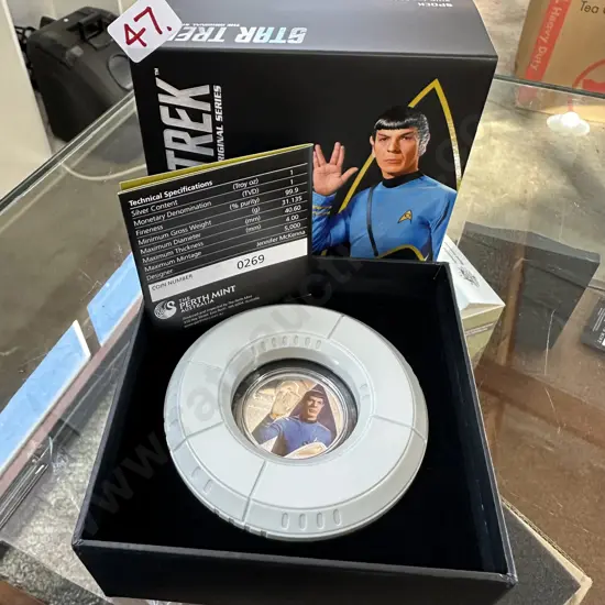 2015 1oz silver coin, "Spock" Perth Mint