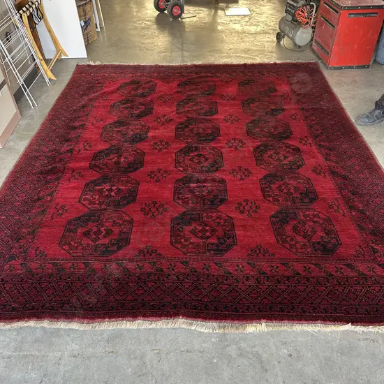 Afganistan Suliaman Charush Persian rug 3220 x 2750 good age & condition