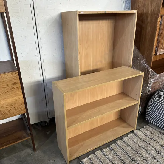 2 x shelf units