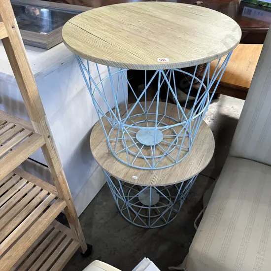 Pr wire side tables