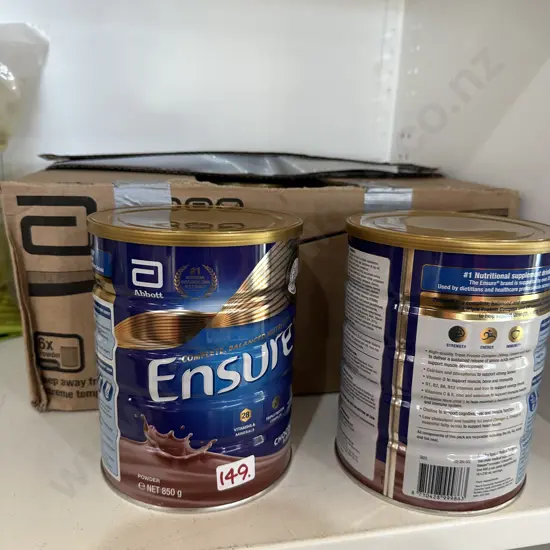 6 new tins of Ensure exp june 2026