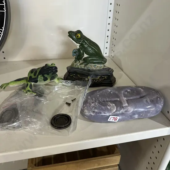 cast door stop, drawer handles etc