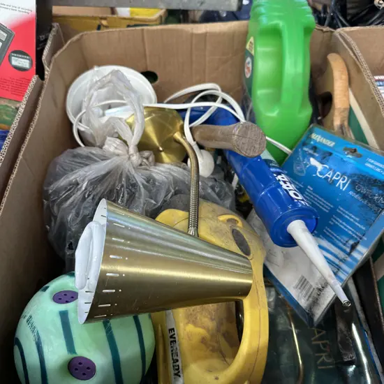 Box tools,lamp,carwash etc